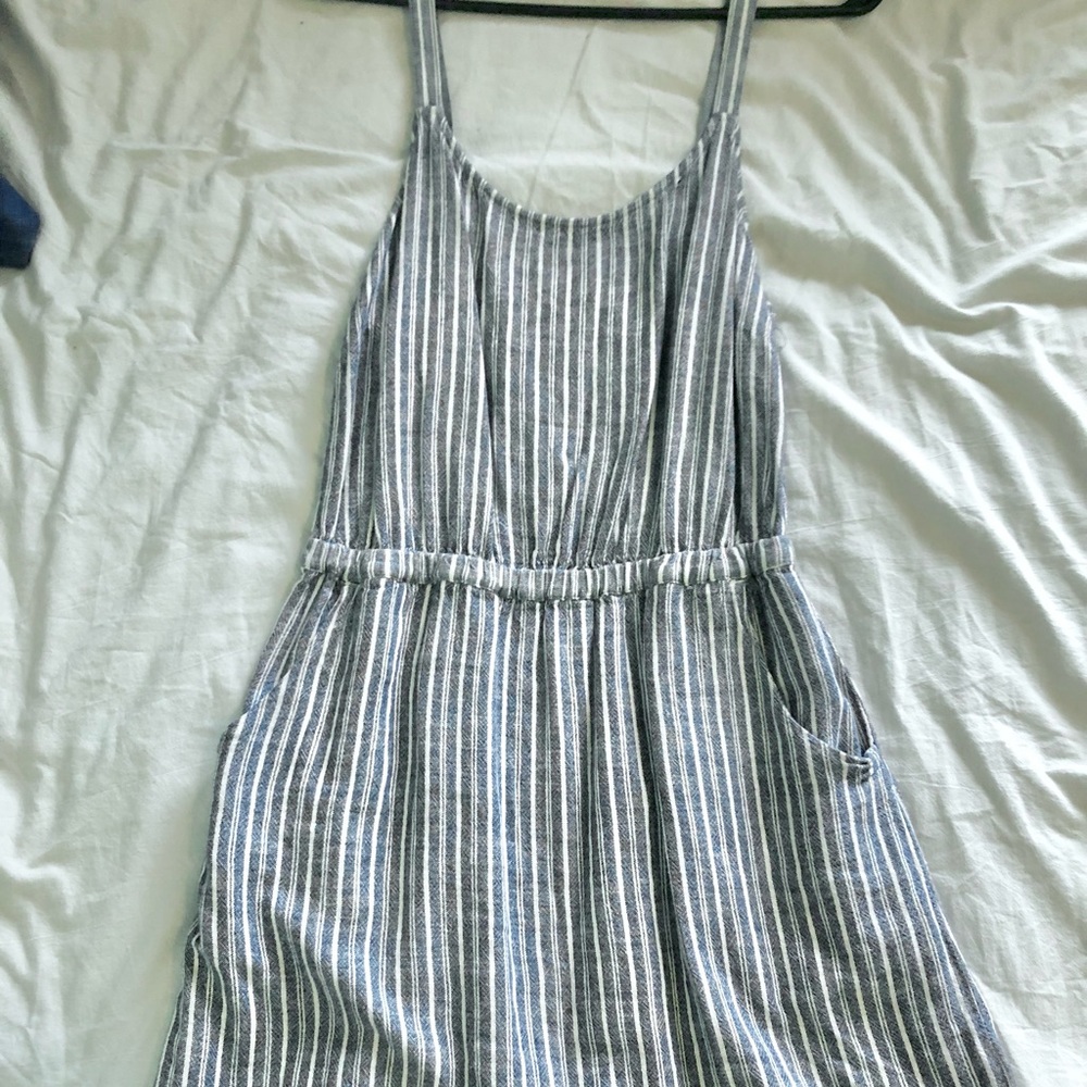 Old Navy Pinstriped Cotton Dress
